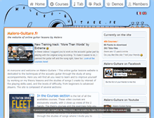 Tablet Screenshot of malero-guitare.fr